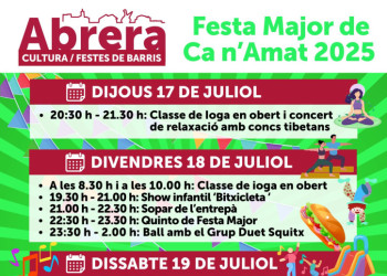 FESTA MAJOR DE CA N'AMAT 2025