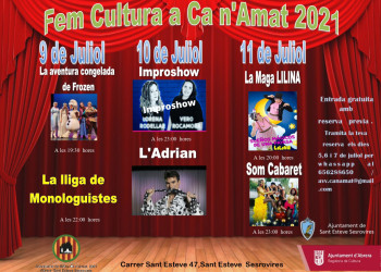 Fem Cultura a Ca n'Amat 2021!