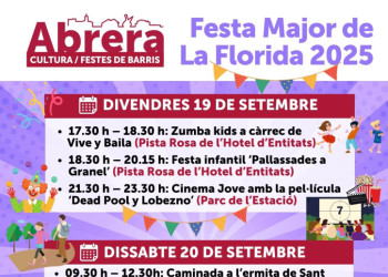 Cartell Festa Major del barri de La Florida 2025