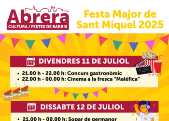 Consulteu la programació de la Festa Major de Sant Miquel 2025