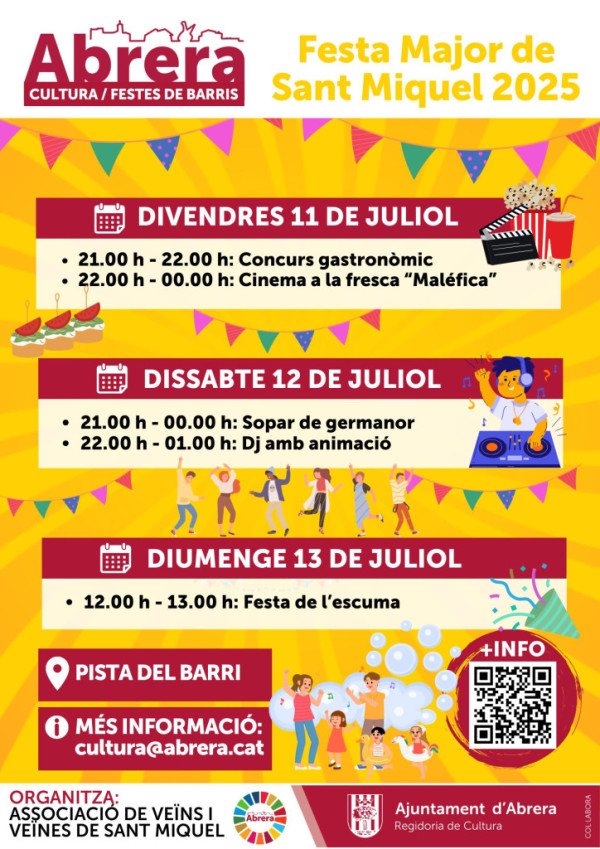 Consulteu la programació de la Festa Major de Sant Miquel 2025