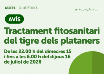 Cuidem els plataners del nostre municipi amb un nou tractament fitosanitari