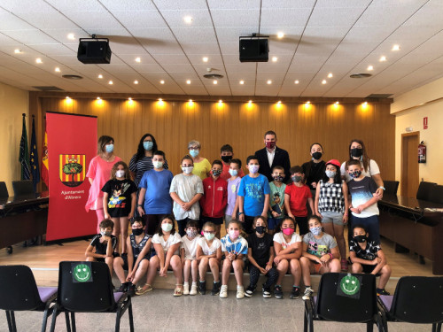 Activitat 'El meu Ajuntament'.Visita del grup 3er B de l'Escola Francesc Platón i Sartí