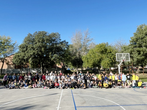 120 nens i nenes de 4t de primària de les tres escoles d'Abrera gaudeixen de la segona Jornada Interescolar