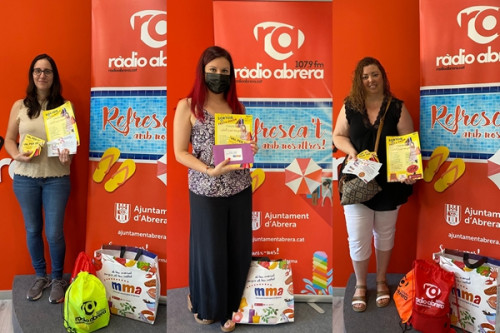 Guanyadores sorteig Porte Obertes de Ràdio Abreara amb el comerç local celebrat el dijous 30 de juny de 2022