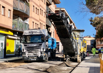 Atenció! Tall de circulació en el carrer de Martorell, de dilluns 11 a dimecres 13 de març, ambdós inclosos, per treballs d'asfaltatge i pintura