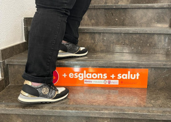 Promoció de l'activitat física amb el programa "A la feina fem salut. Pugem escales!"