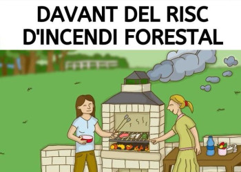 Davant del risc d'incendi forestal. Barbacoes