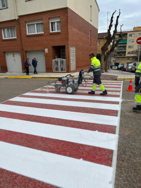 Actuació a la zona de l'Escola Francesc Platón i Sartí