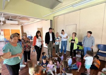 A Abrera impulsem les iniciatives educatives intergeneracionals amb el Projecte Lligams, entre l'Escola Bressol Municipal Món Petit i el Casal de la Gent Gran d'Abrera
