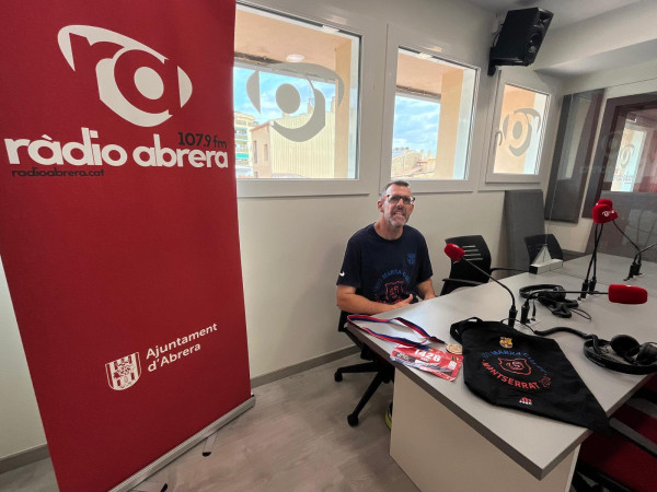 L'abrerenc Javier González participa en la Marxa Culer, una caminada inclusiva de 46,7 Km entre Sant Joan Despí i Montserrat