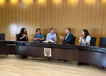 Rebem la visita de l’alcalde de Berga, Ivan Sànchez, i el regidor d'Esports, Guillem Canal