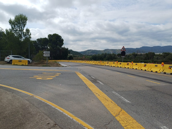 Tall de circulació d'un tram de la via BV-1202, del dimecres 5 de novembre al dijous 4 desembre, amb motiu de la construcció d'una nova rotonda a la cruïlla de les carreteres BV-1201 i BV-1202