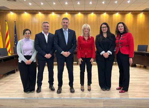 Rebem a Abrera la visita institucional de la delegada del Govern de la Generalitat de Catalunya a Barcelona, Pilar Díaz
