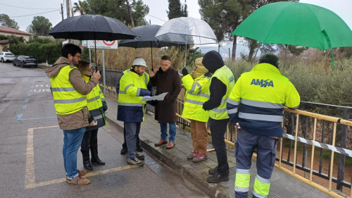 Visitem les obres de la rotonda de la B-1201 en la seva fase final