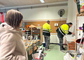 Continuem treballant en l'adequació de les instal·lacions dels centres educatius d'Abrera durant les vacances escolars i al llarg del curs - Escola Josefina Ibáñez