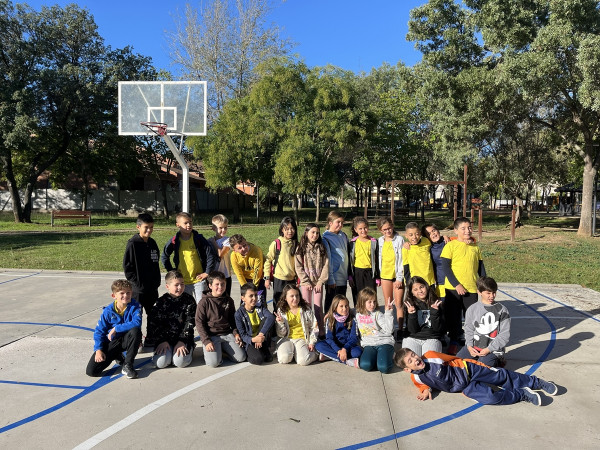 120 nens i nenes de 4t de primària de les tres escoles d'Abrera gaudeixen de la segona Jornada Interescolar