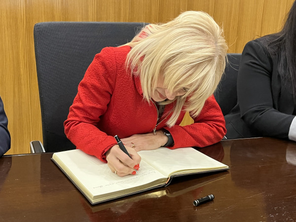 Rebem a Abrera la visita institucional de la delegada del Govern de la Generalitat de Catalunya a Barcelona, Pilar Díaz