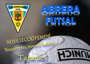 El Club Esportiu Abrera Futsal engega la captació de jugadores per la nova secció de futbol femení per la propera temporada 2020-2021