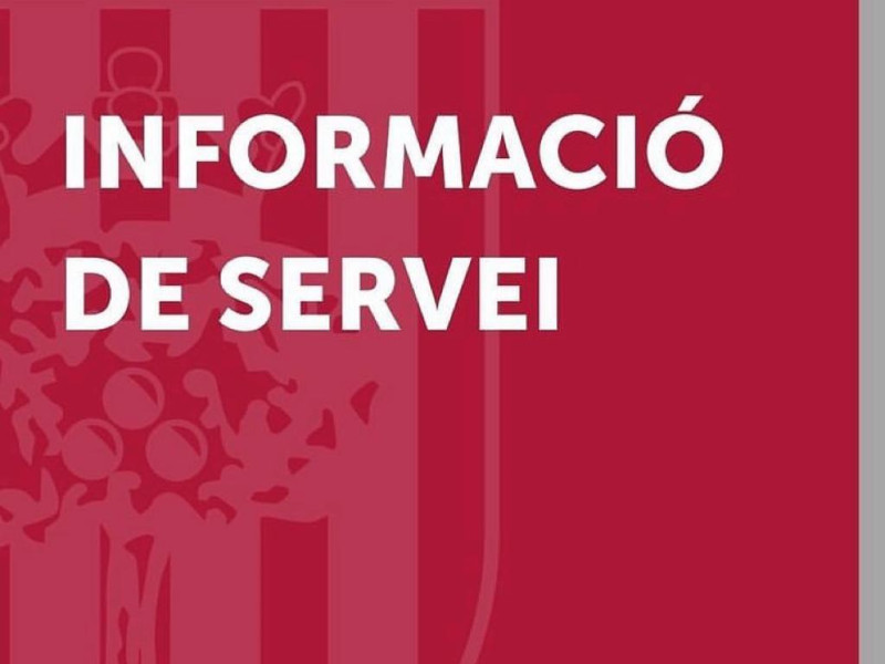 INFORMACIÓ DE SERVEI