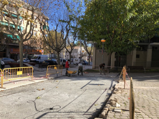 Treballem en la millora de l'accessibilitat i la visibilitat de la plaça Doctor Trueta