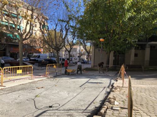 Treballem en la millora de l'accessibilitat i la visibilitat de la plaça Doctor Trueta