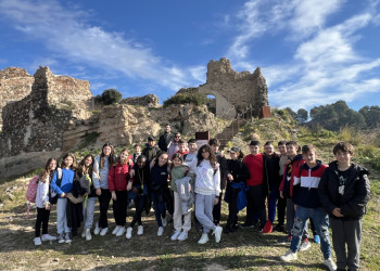 Continuem donant a conèixer a l'alumnat abrerenc els nostres elements patrimonials, amb visites dels grups de sisè de les escoles Josefina Ibáñez i Francesc Platón i Sartí al Castell de Voltrera d'Abrera. Escola Francesc Platón i Sartí
