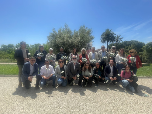 Un any més, assistim a l'acte d'homenatge a les persones del Baix Llobregat deportades als camps de concentració nazis