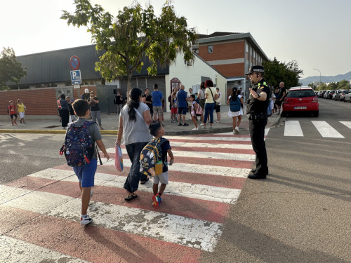 Més de 2.000 alumnes comencen avui el curs 2023-2024 a Abrera. Bon inici de curs a tothom! Escola Francesc Platón i Sartí