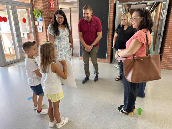Bon inici de curs! Visitem els centres educatius del nostre municipi per donar la benvinguda al nou curs acadèmic