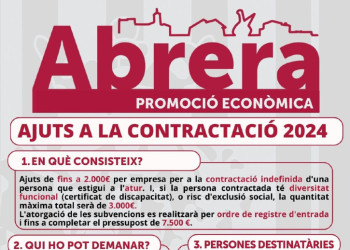Ajuts a la contractació 2024