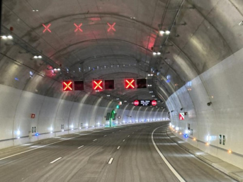 Interior del túnel de Voltrera