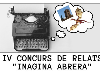 Cartell del IV Concurs de Relats "Imagina Abrera"