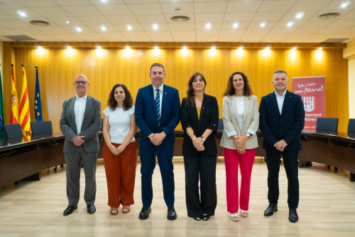 L'impuls de la formació contínua al teixit empresarial centra la visita a Abrera de la consellera de Recerca i Universitats, Núria Montserrat