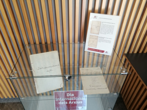 Mostra a l'Ajuntament d'Abrera per commemorar el 9 de juny Dia Internacional dels Arxius 01