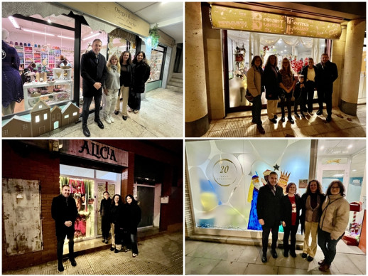 Ortega & Crochet, Perruqueria Donant Forma, Alicia Estética i Perruqueria Gaudí són els establiments guanyadors del 15è Concurs d’Aparadors Nadalencs d'Abrera. Enhorabona!