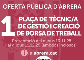 OFERTA 1 PLAÇA DE TÈCNIC DE GESTIÓ