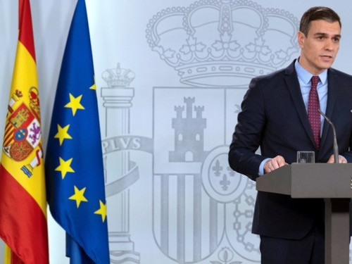 El president del govern espanyol Pedro Sánchez decreta l'estat d'alarma