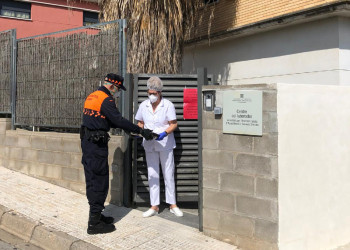 Donem 340 mascaretes a la residència Canigó del nostre municipi