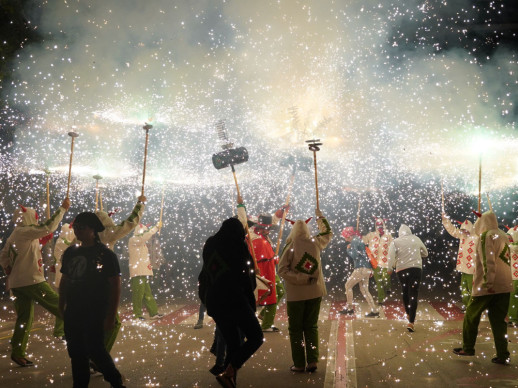 Festa Major 2024: Tronada i Correfoc de la Colla Bram de Foc d'Abrera