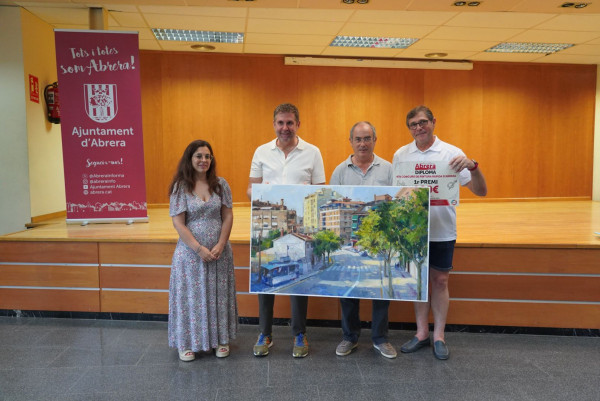 Pintem Abrera! Gran èxit de participació en la 47a edició del Concurs de Pintura Ràpida Vila d’Abrera, amb una trentena de participants!