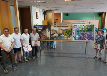 Pintem Abrera! Gran èxit de participació en la 47a edició del Concurs de Pintura Ràpida Vila d’Abrera, amb una trentena de participants!
