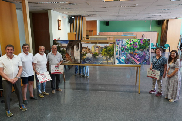 Pintem Abrera! Gran èxit de participació en la 47a edició del Concurs de Pintura Ràpida Vila d’Abrera, amb una trentena de participants!