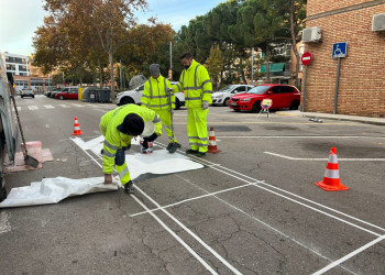 A Abrera implantem una nova senyalització per fomentar la convivència entre bicicletes, vehicles de mobilitat personal (VMP) i vehicles motoritzats