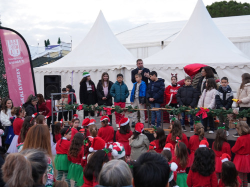 Divendres 19 de desembre vam inaugurar el Parc de Nadal d'enguany, que romandrà obert fins al dimecres 7 de gener inclòs, amb la Carpa Diverespai, el Tobogan Gegant i activitats per a tothom
