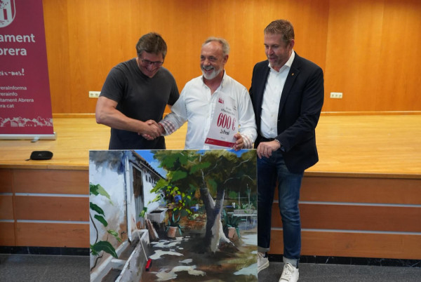 Pintem Abrera! 24 artistes han participat en la 48è Concurs de Pintura Ràpida Vila d’Abrera aquest diumenge 14 de juny