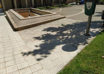 Plaça del Doctor Trueta. Abans de l'inici de les obres