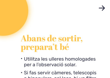 Prepara’t per gaudir amb seguretat de l’eclipsi solar del proper dimecres 12 d’agost!