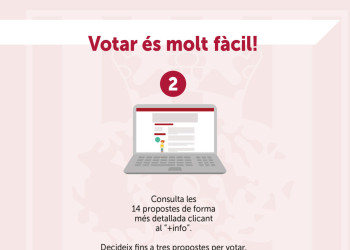 Abrera participa! El dilluns 18 de setembre obrim el període de votacions dels Pressupostos Participatius 2022-2024 amb 14 propostes presentades per la ciutadania