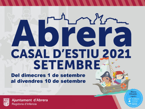 Atenció famílies! Consulteu tota la informació sobre el Casal d’Estiu de Setembre 2021